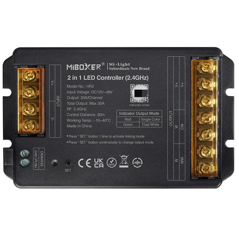 Miboxer 2.4G RF LED Ʈѷ,  ,  ȭƮ, RGB, RGBW, RGB + CCT LED Ʈ, HR2 2IN1, HR5 5IN1,  ִ 30A